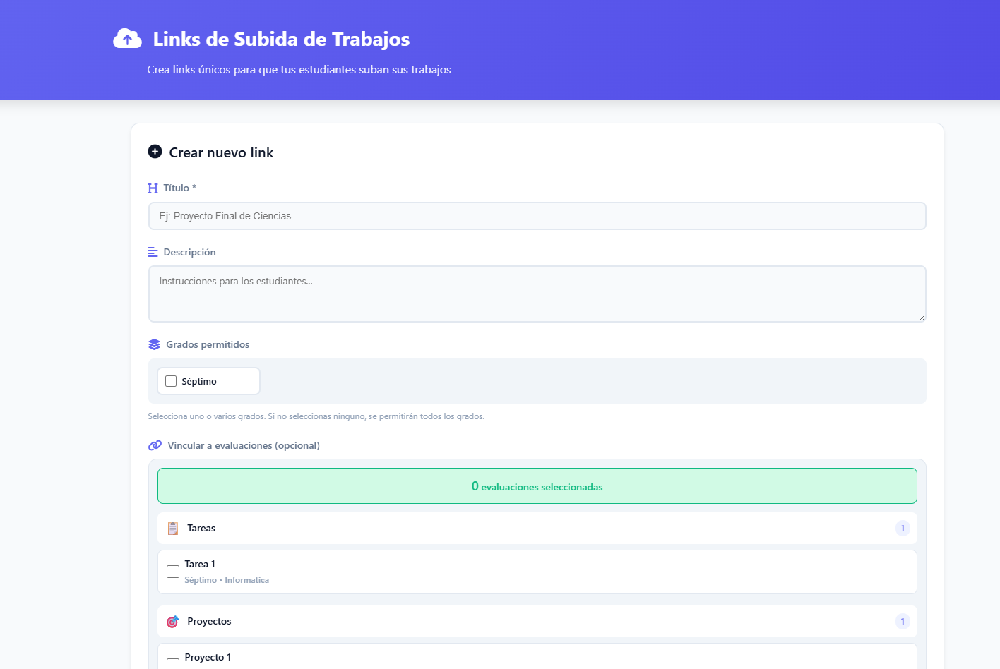 Módulo de Trabajos